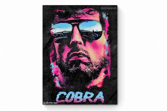 Recarga vertical Larga Switch in Art impressa pelicula "Póster ilustrado de Cobra"