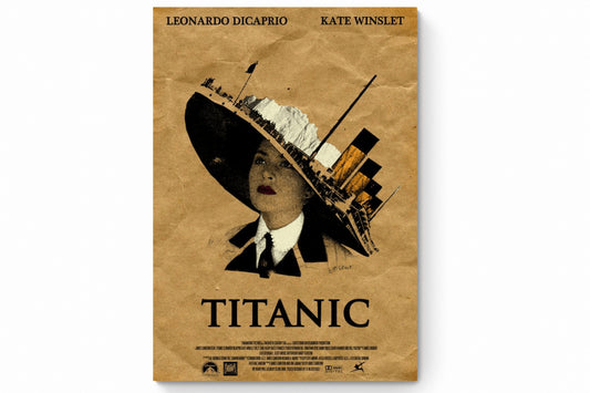 Recarga vertical Larga Switch in Art impressa pelicula " Póster ilustrado de Titanic "