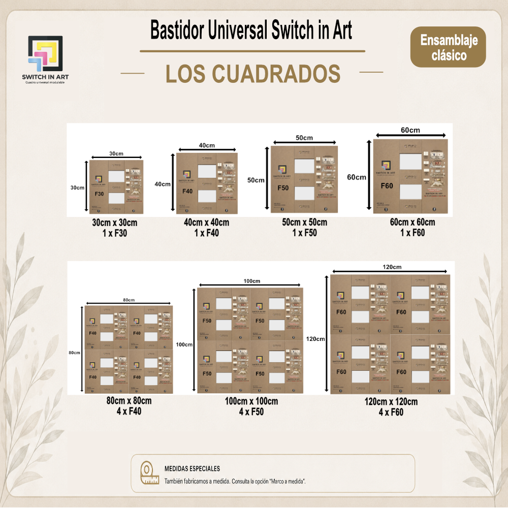 Duo Recarga libre print cuadrada