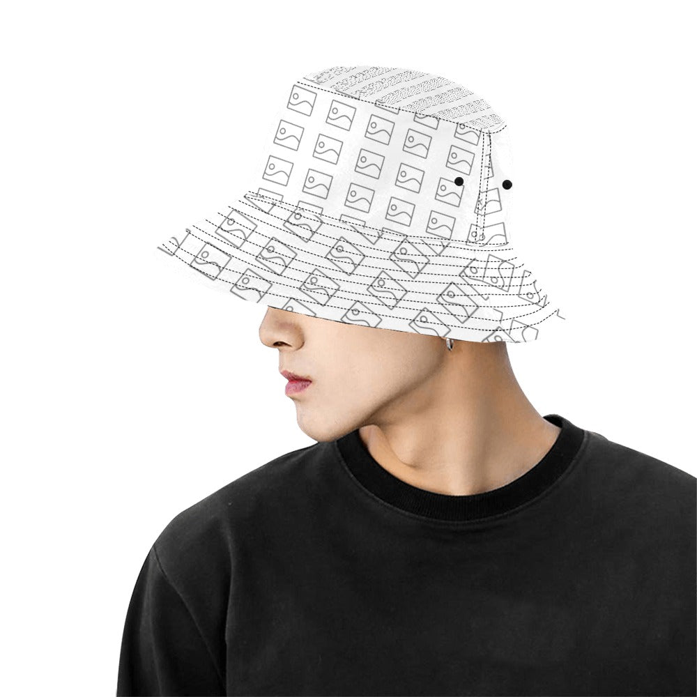 Sombrero Bucket para Hombre con Estampado Completo