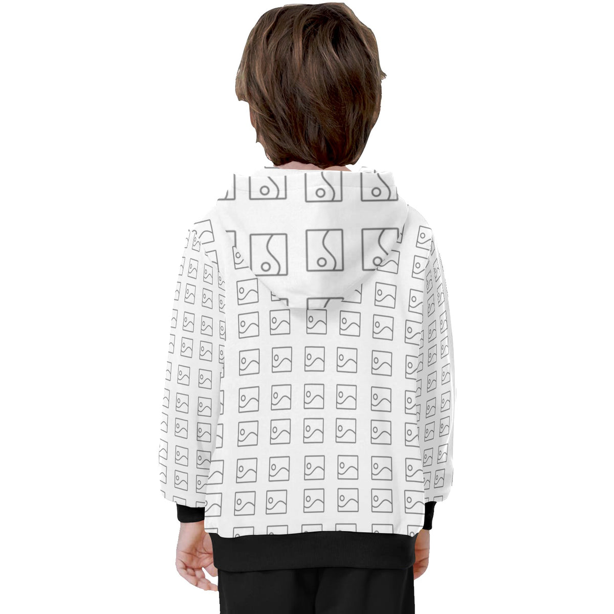 Sudadera de Manga Larga con Capucha para Niño Grande – Modelo H57