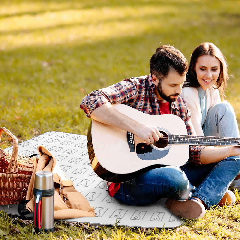 Manta de picnic cuadrada personalizada