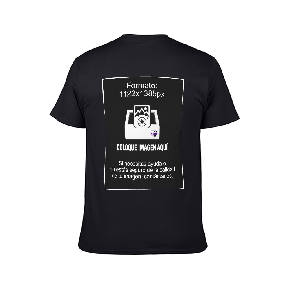 New 150g Men's  Short Sleeve T-shirt doble print