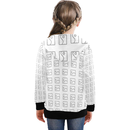Sudadera con Capucha y Cierre para Niña Grande – Modelo H58