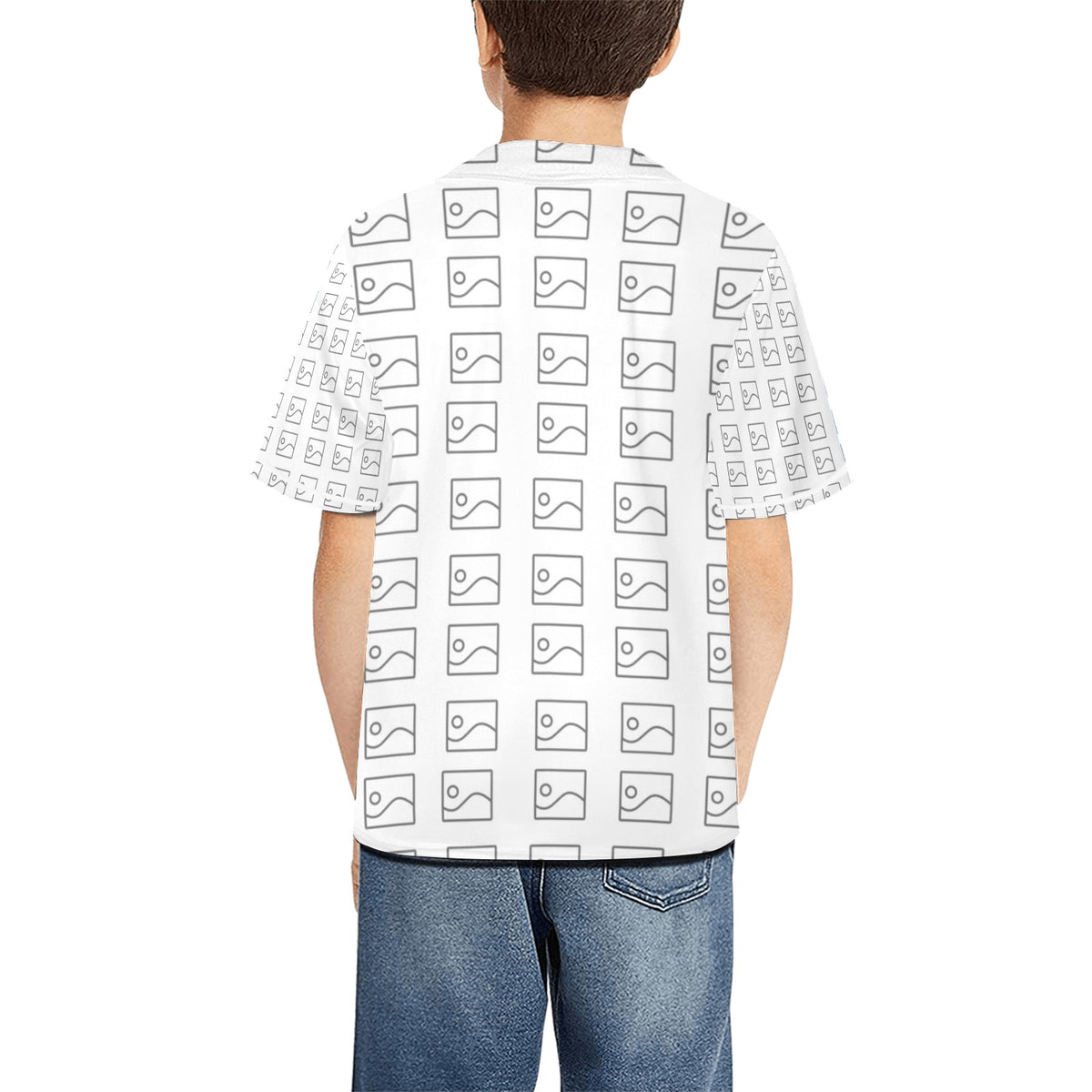 Jersey Infantil de Béisbol con Estampado Completo – Modelo T50