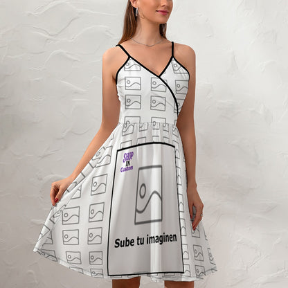 Vestido elegante de tirantes para mujer