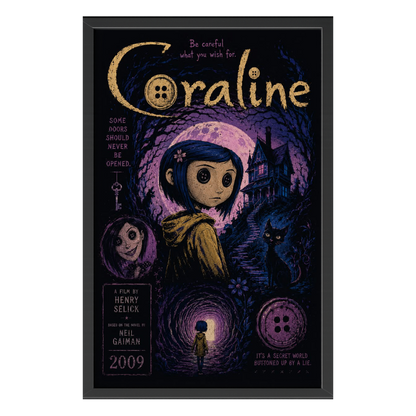 Recarga vertical Larga Switch in Art impressa pelicula " Póster ilustrado de Coraline "