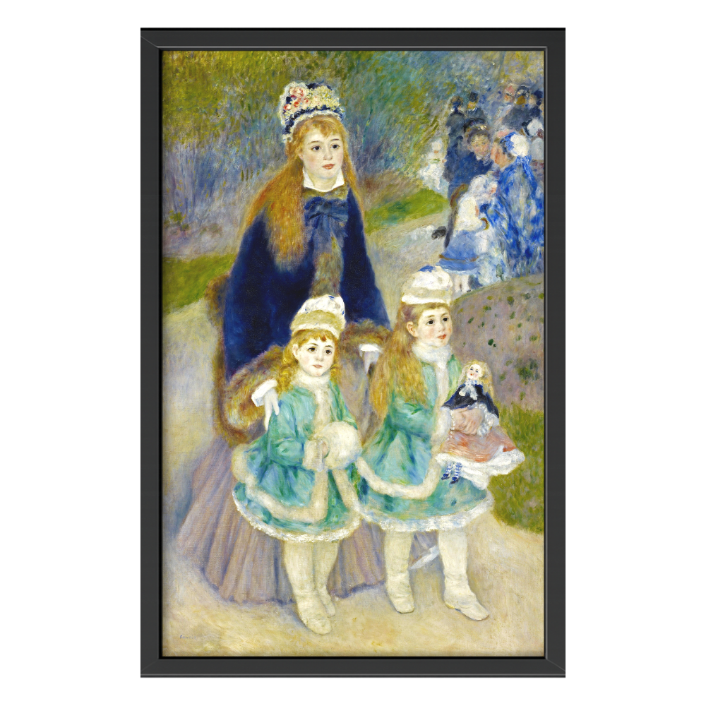 Recarga vertical Larga Switch in Art impressa Pierre-Auguste Renoir "El paseo  "