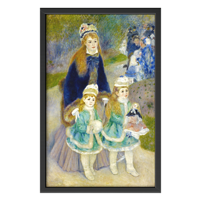 Recarga vertical Larga Switch in Art impressa Pierre-Auguste Renoir "El paseo  "