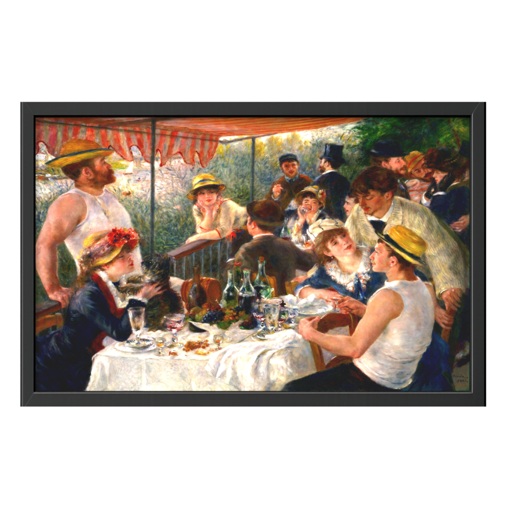 Recarga horizontal Larga Switch in Art impressa Pierre-Auguste Renoir "El almuerzo de los remeros "