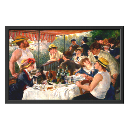 Recarga horizontal Larga Switch in Art impressa Pierre-Auguste Renoir "El almuerzo de los remeros "