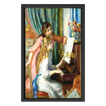 Recarga vertical Larga Switch in Art impressa Pierre-Auguste Renoir "Las muchachas al piano"