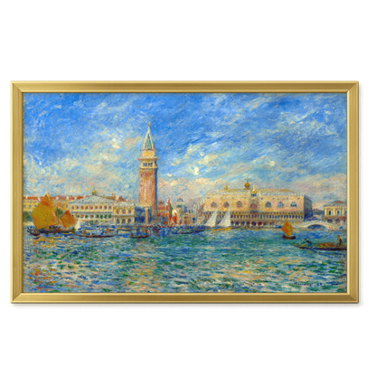 Recarga horizontal Larga Switch in Art impressa Pierre-Auguste Renoir "El Palacio Ducal, Venecia"