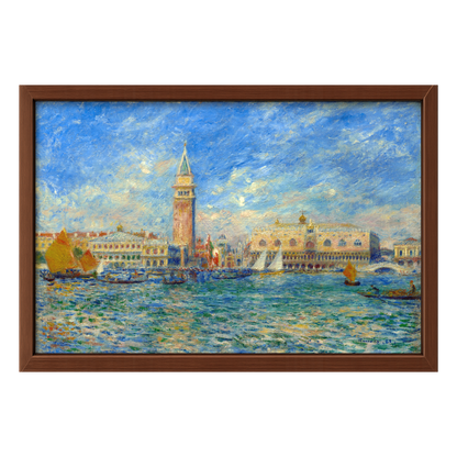 Recarga horizontal Larga Switch in Art impressa Pierre-Auguste Renoir "El Palacio Ducal, Venecia"