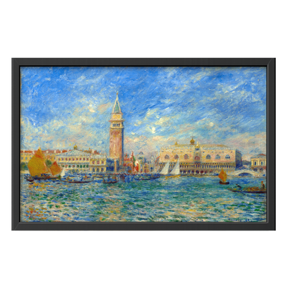Recarga horizontal Larga Switch in Art impressa Pierre-Auguste Renoir "El Palacio Ducal, Venecia"