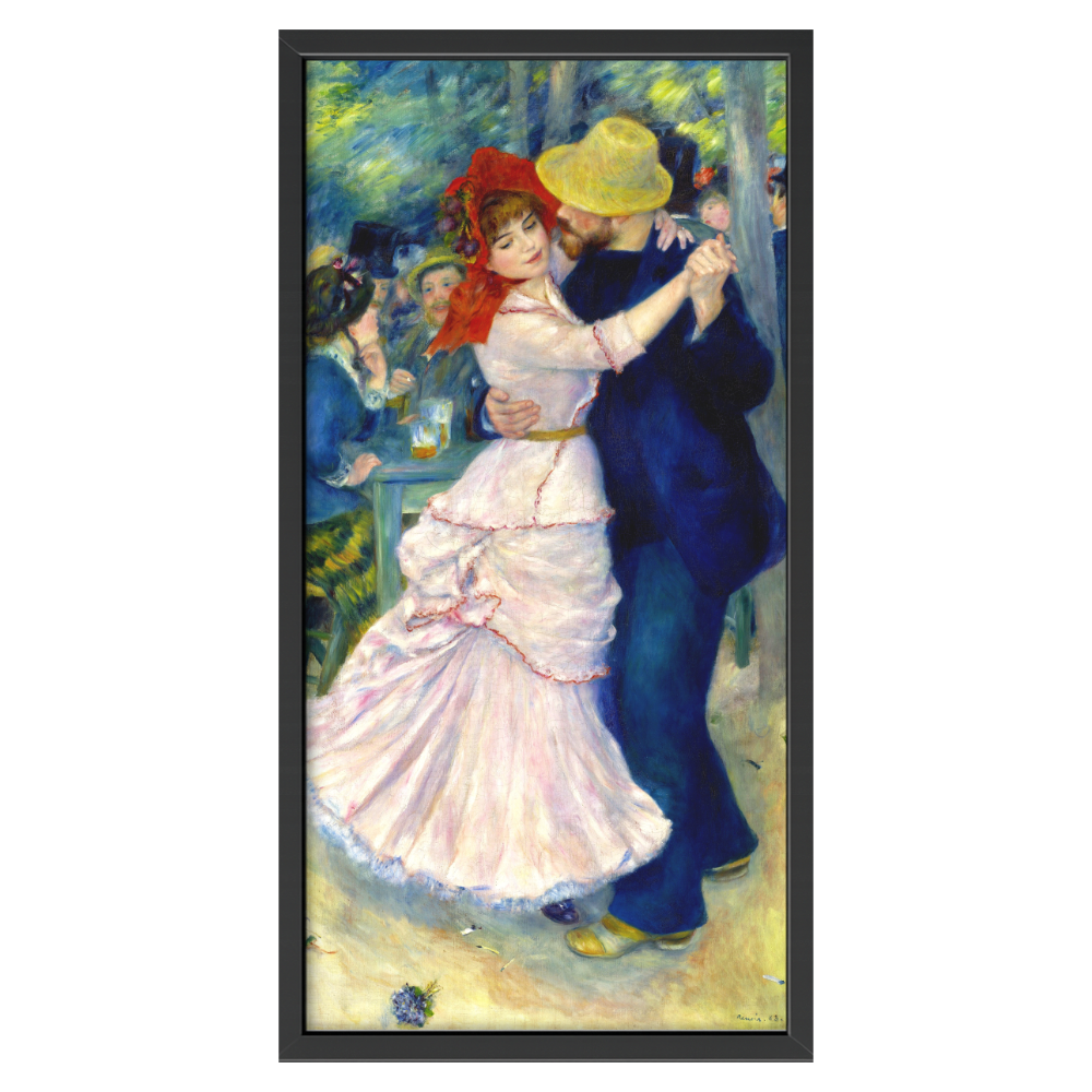 Recarga vertical Estrecha Switch in Art impressa Pierre-Auguste Renoir "Baile en el campo"