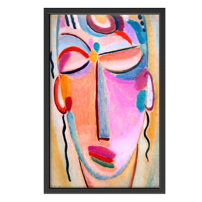 Recarga vertical Larga Switch in Art impressa Pintura "Cabeza abstracta"