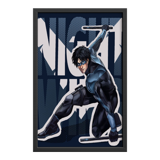 Recarga vertical Larga Switch in Art impressa Super heroe 9