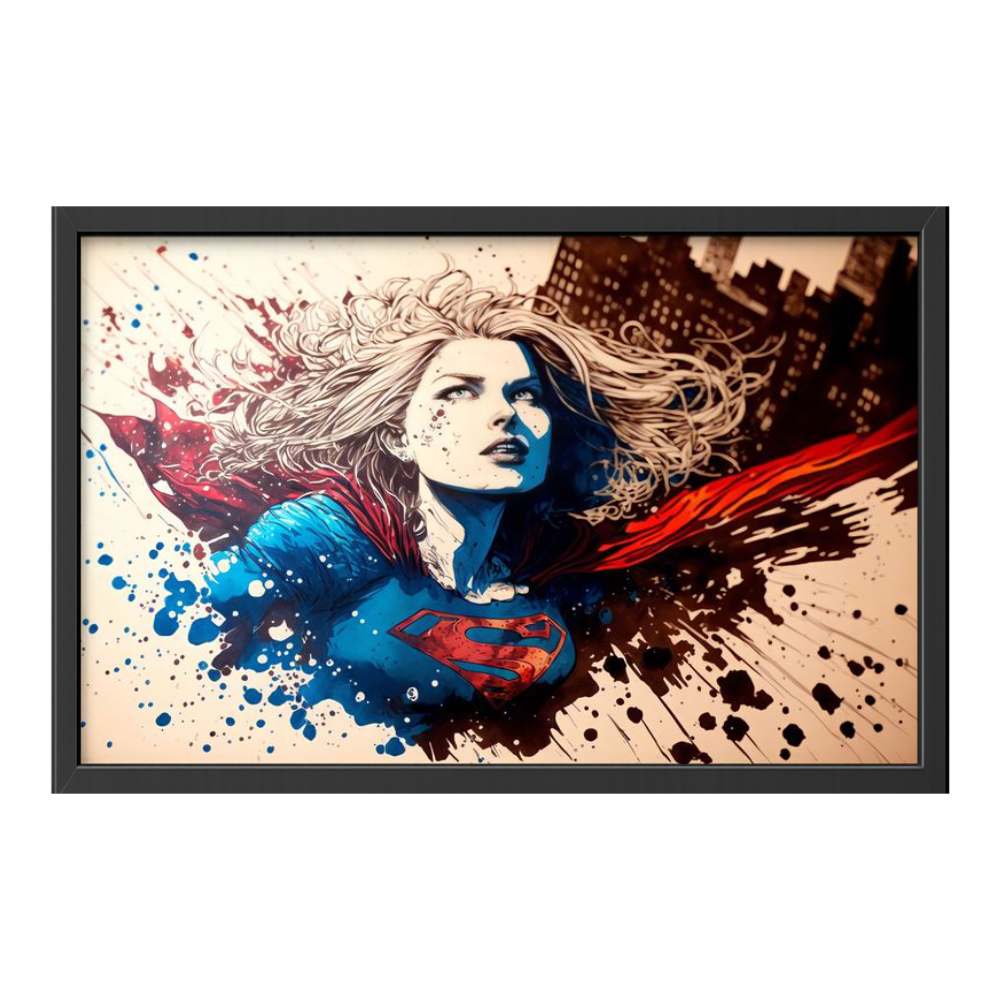 Recarga horizontal Larga Switch in Art impressa Superheroes 12