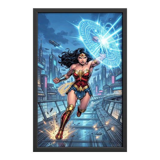 Recarga vertical Larga Switch in Art impressa Super heroe 2
