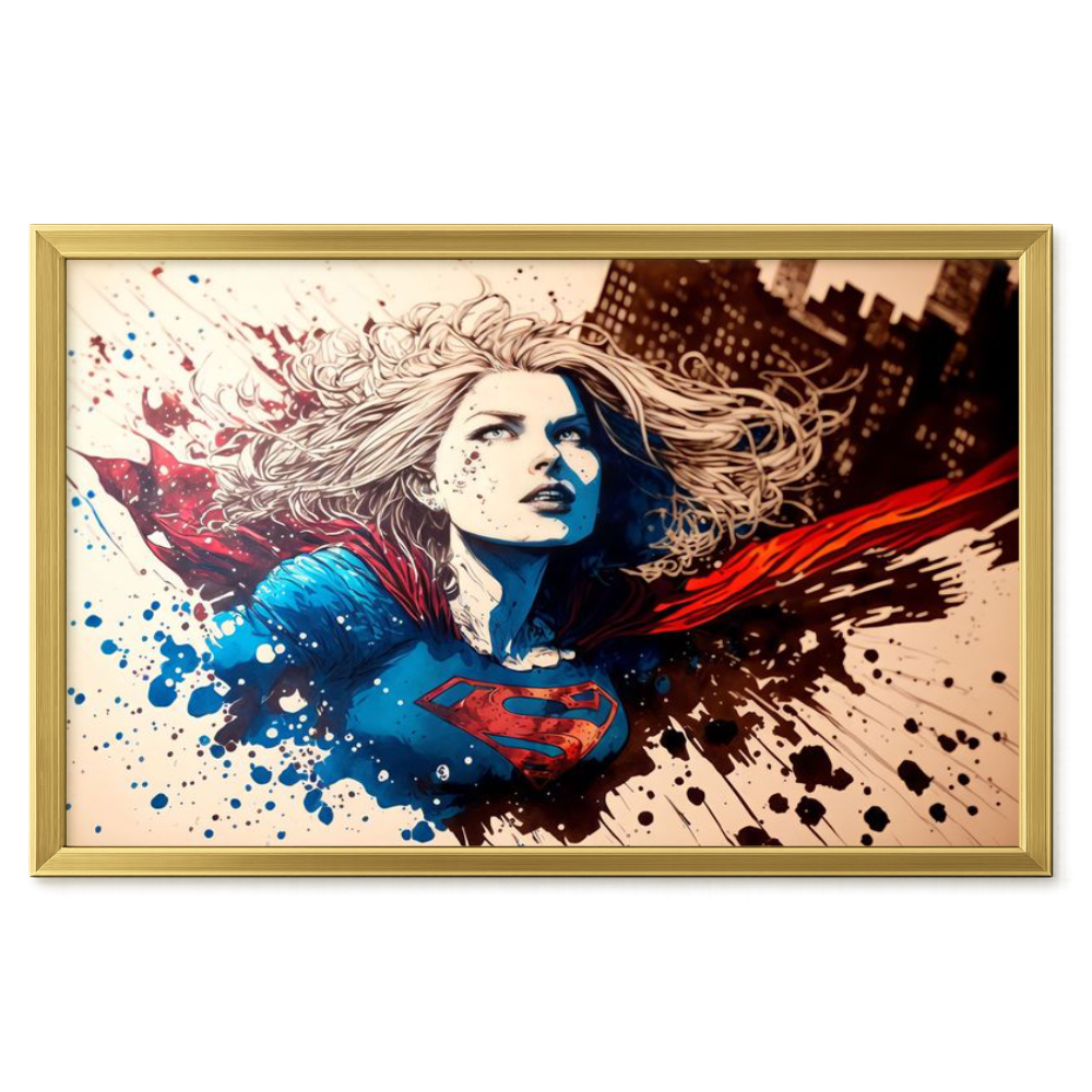 Recarga horizontal Larga Switch in Art impressa Superheroes 12