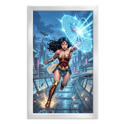 Recarga vertical Larga Switch in Art impressa Super heroe 2