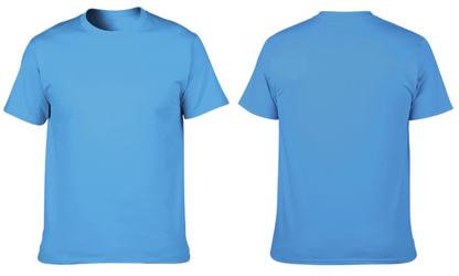 New 150g Men's  Short Sleeve T-shirt doble print