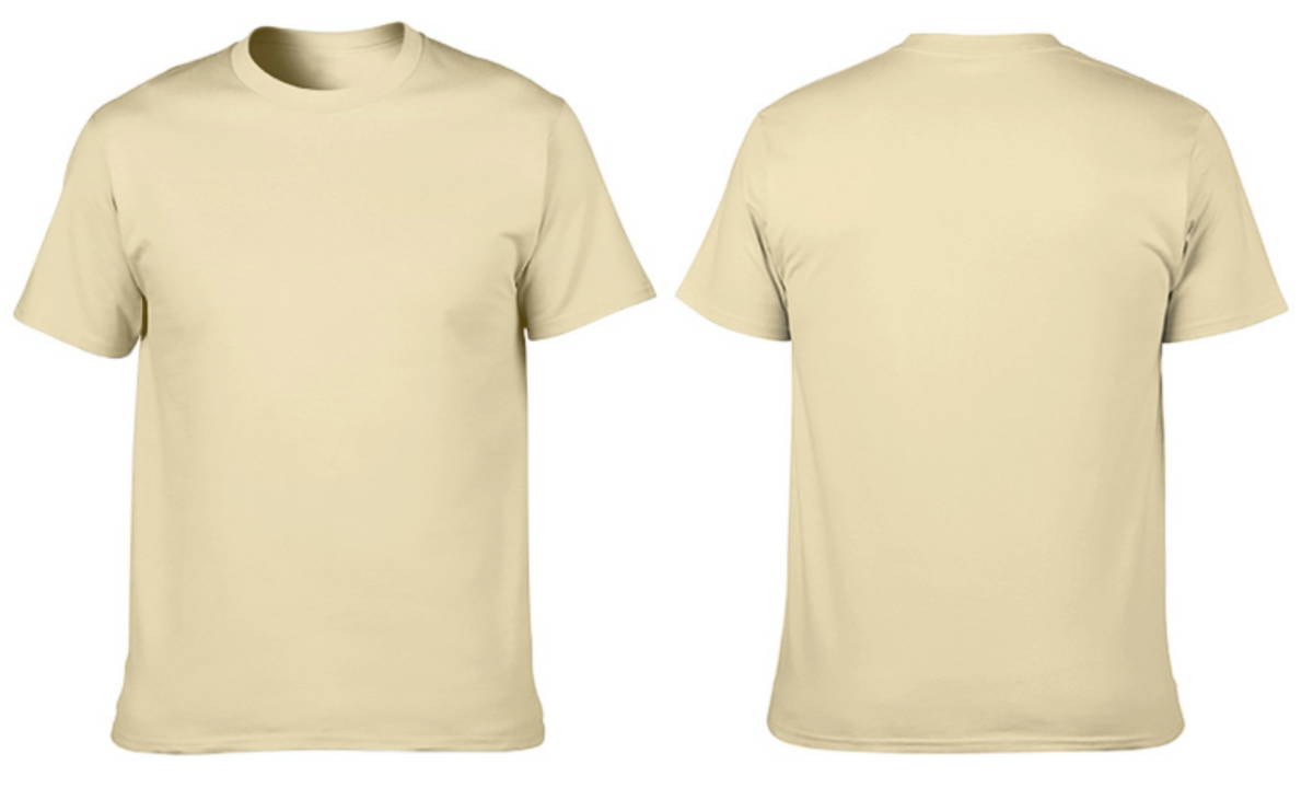 New 150g Men's  Short Sleeve T-shirt doble print