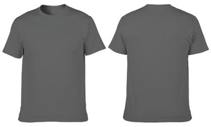 New 150g Men's  Short Sleeve T-shirt doble print